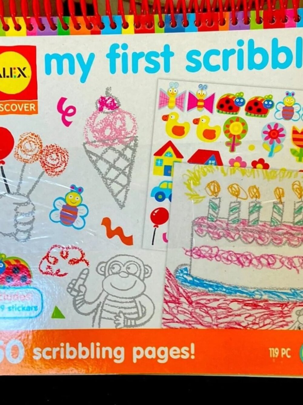 New Alex My First Scribble Activity Book